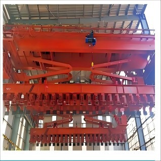 Anod kolstapling traverskran