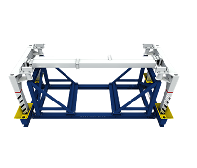 Behållarspridare för överhöjd ram
